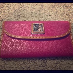 Beautiful pink Dooney and Burke wallet